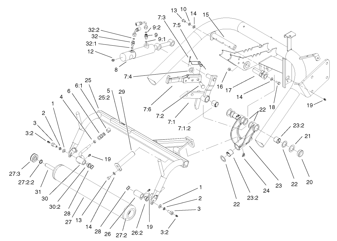 Center Pull Frame Assembly