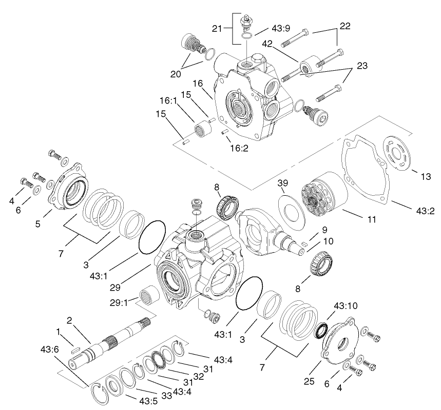 Hydrostat Assembly No. 105-0494