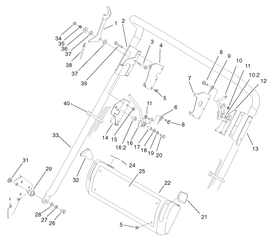 Handle and Controls Assembly