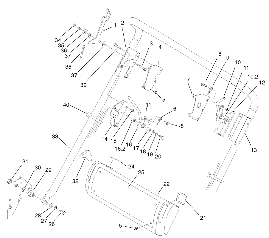 Handle and Controls Assembly