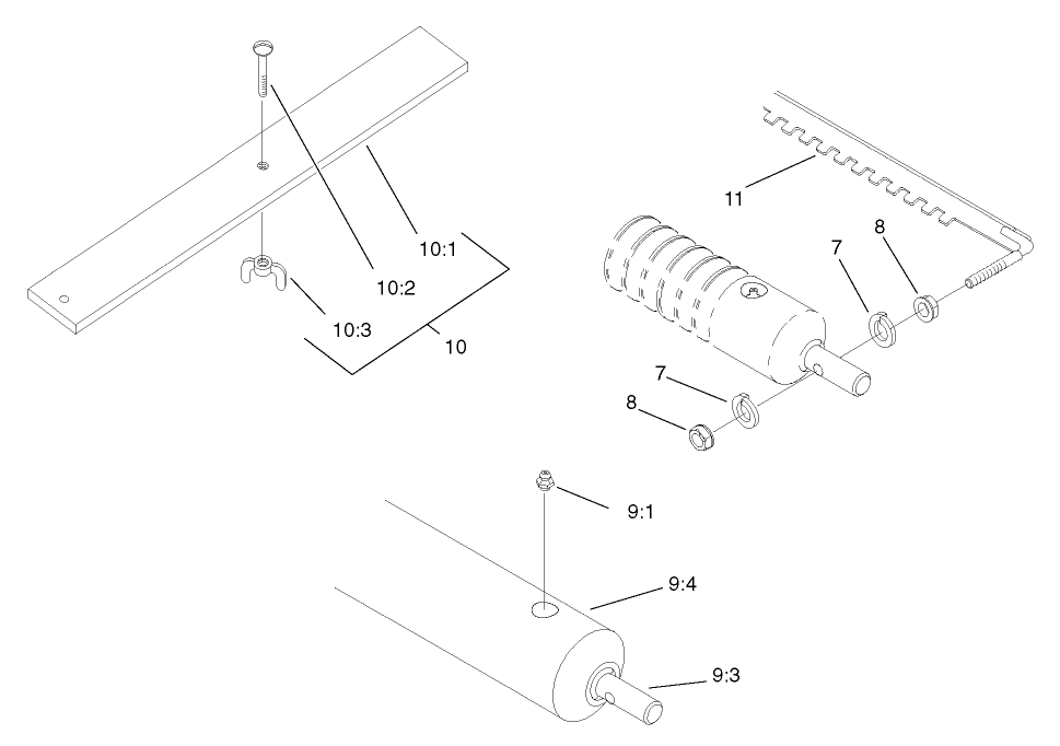 Roller and HOC Bar Assembly