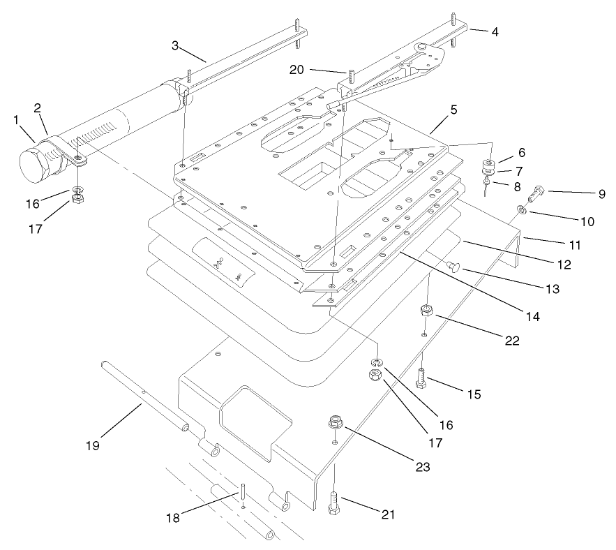 Seat Pivot and Bellows Assembly