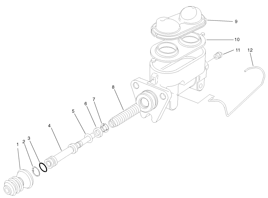 Brake System Master Cylinder No. 69-2640