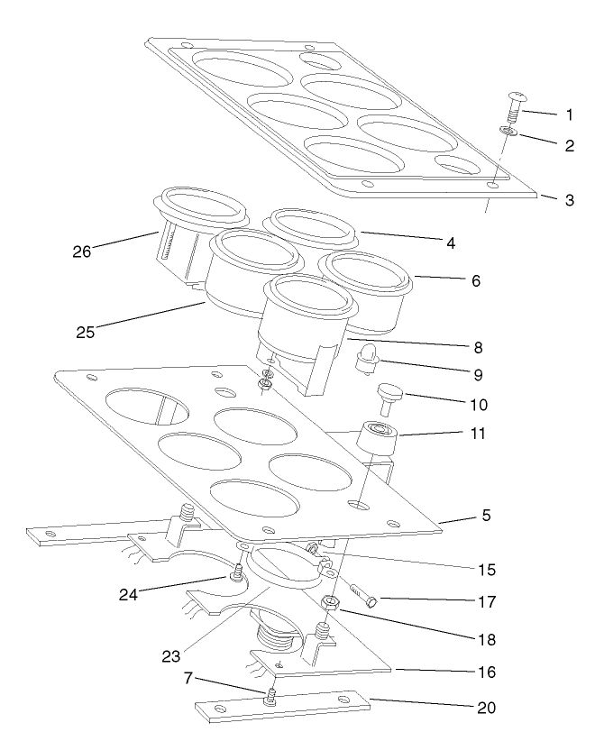 Upper Control Panel Assembly