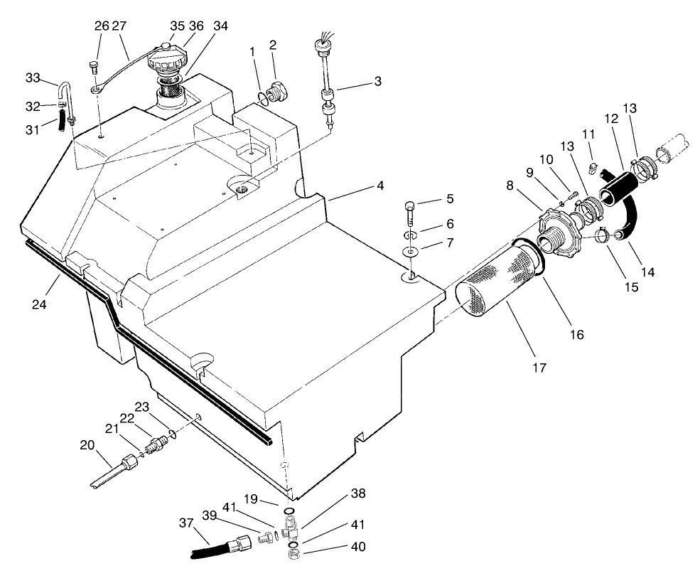 Hydraulic Tank Assembly