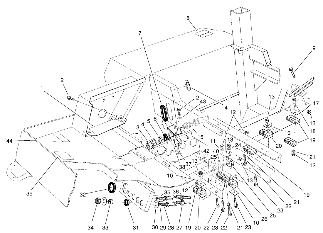 Hydraulic Line Clamps Assembly