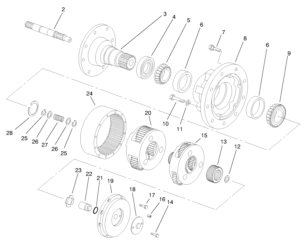 Planetary Gear Assembly No. 69-1730