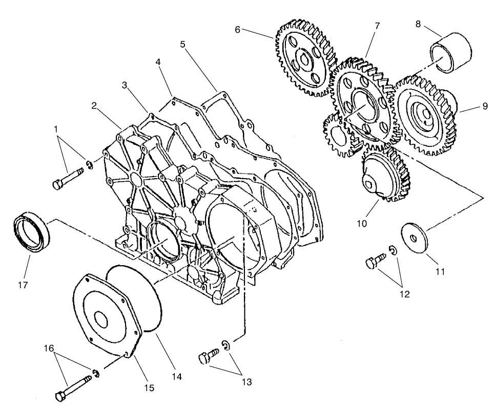 Timing Gear Case and Timing Gear Assembly