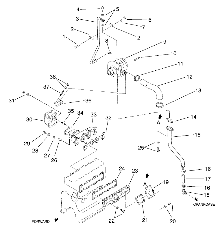 Inlet and Exhaust Manifold Assembly