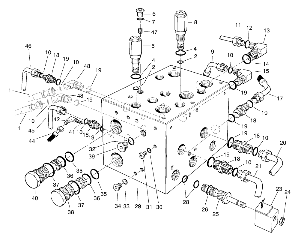 PTO Manifold Assembly