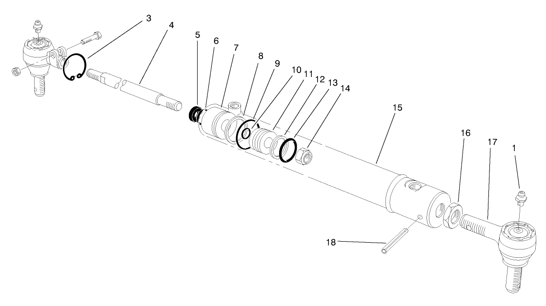 Hydraulic Cylinder Assembly No. 98-0661