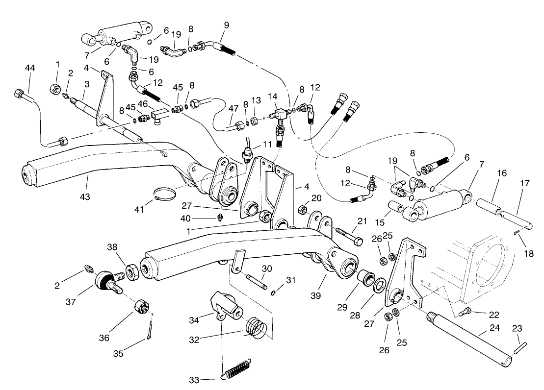 Front Lift Arm Assembly