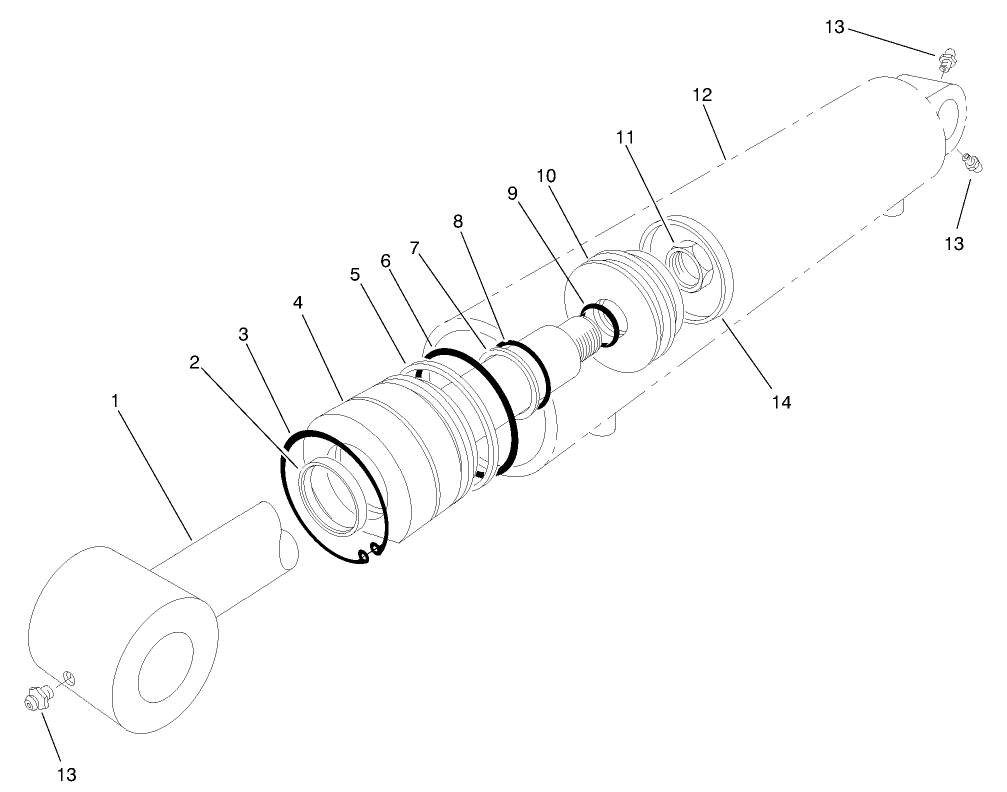Hydraulic Cylinder Assembly No. 92-4971
