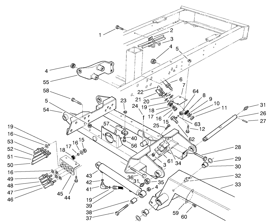 Wing Deck Lift Assembly