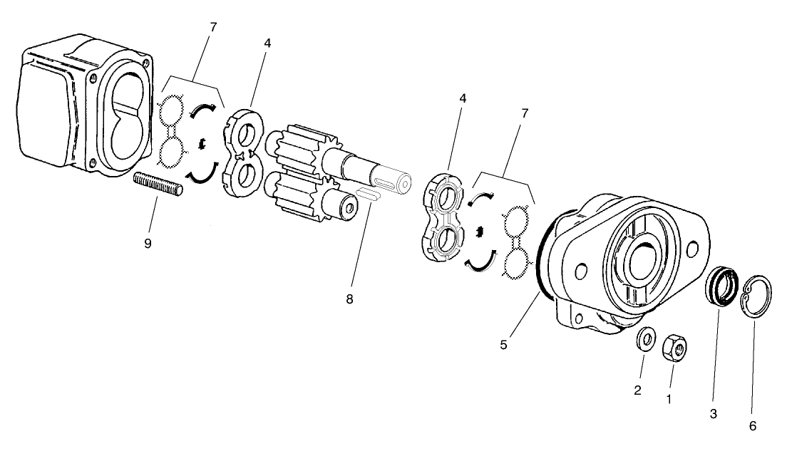 Hydraulic Motor Assembly No. 94-4907
