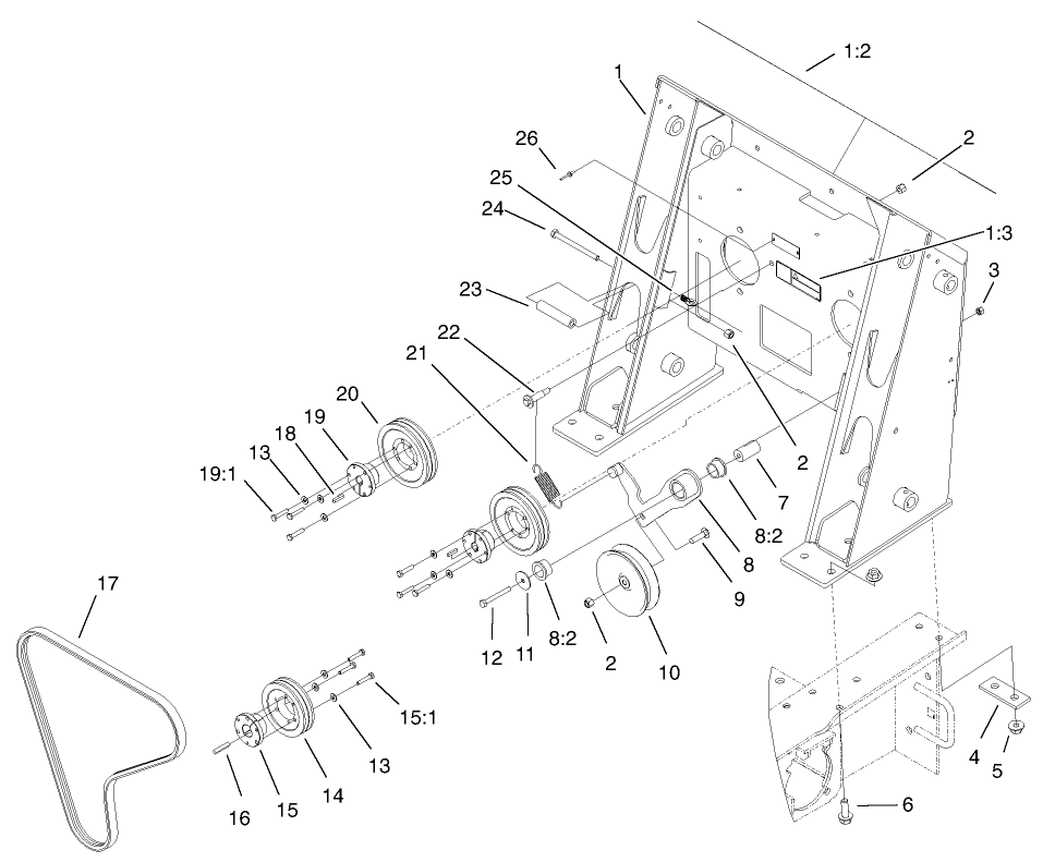 Loader Tower and Drive Assembly