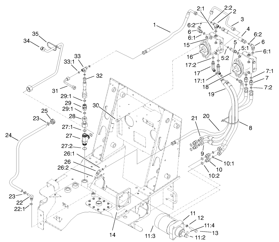 Traction Hydraulic Assembly