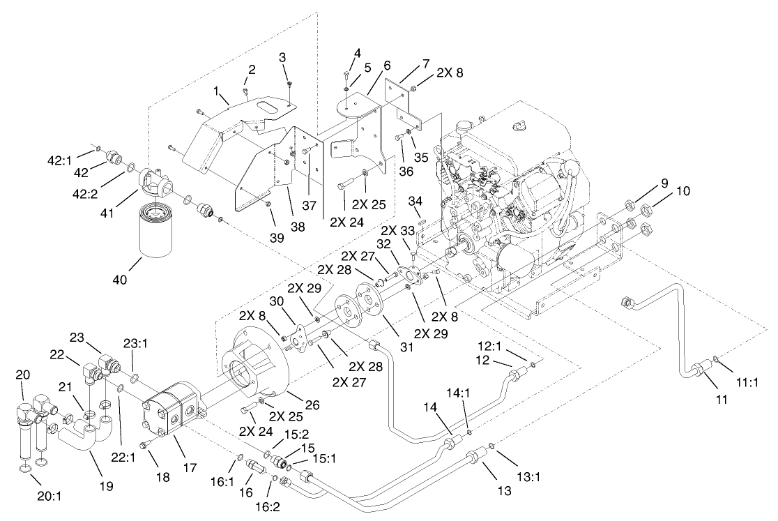Hydraulic Pump Assembly