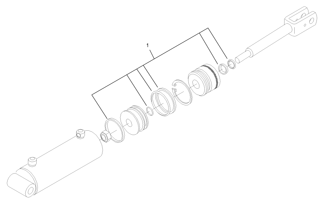 Tilt Cylinder Assembly No. 95-3578