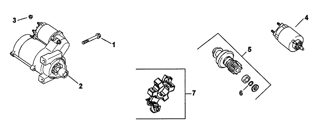 Starting System Assembly Kohler Engine CH25S PS-68688