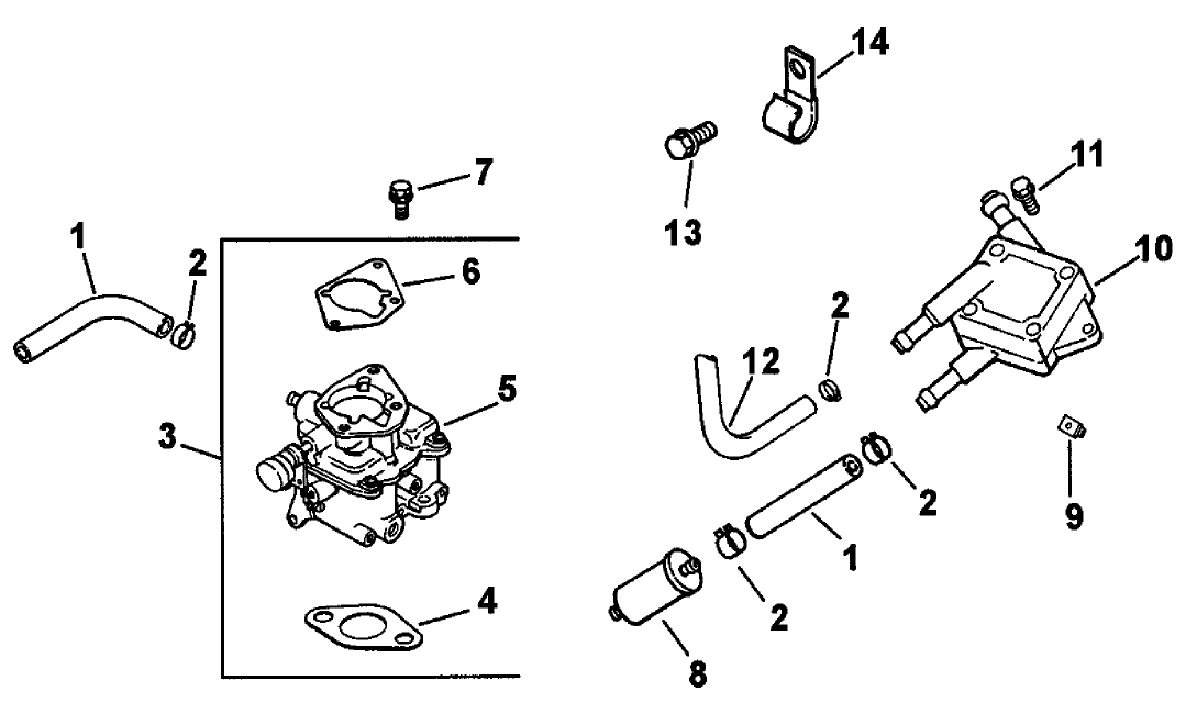 Fuel System Assembly Kohler Engine CH25S PS-68688