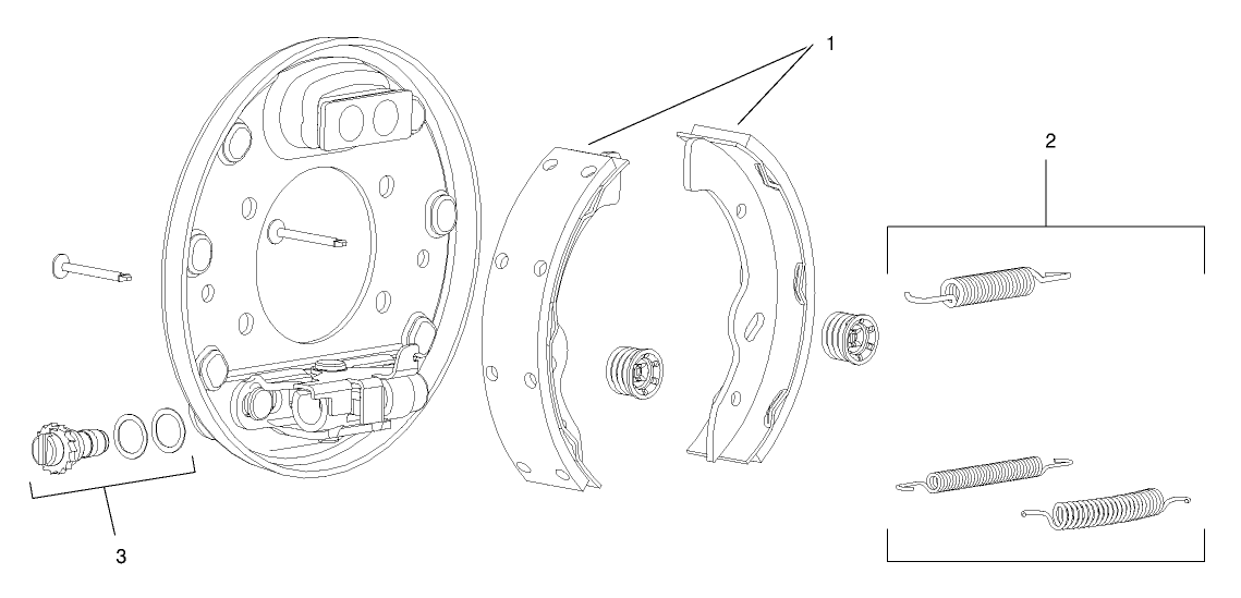 Left Hand Brake Assembly No. 99-7137