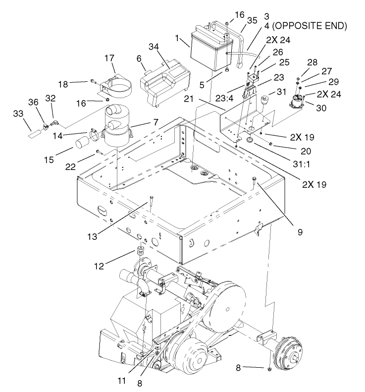 Drivetrain Mount Assembly