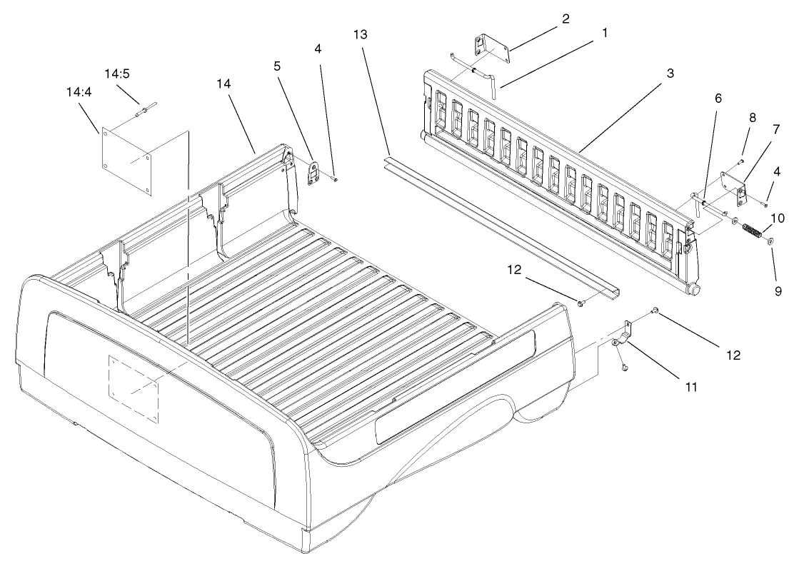 Box and Tailgate Assembly