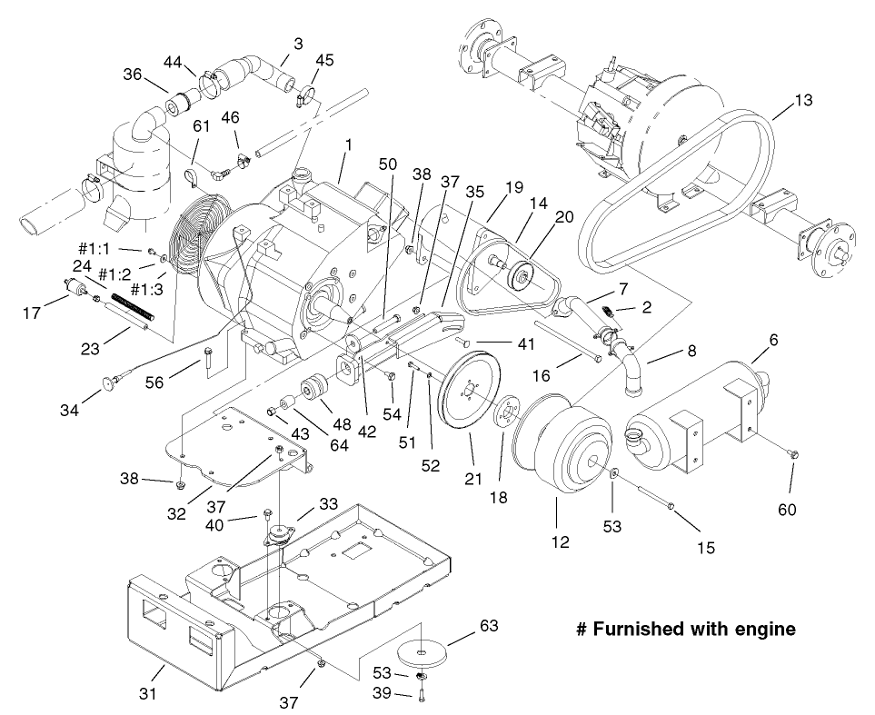 Engine and Clutch Assembly