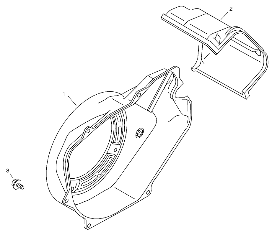 Blower Housing and Baffle Assembly Kohler Engine CS12 PA-941621