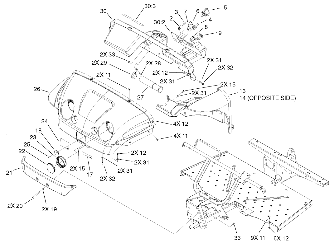 Hood and Fender Assembly