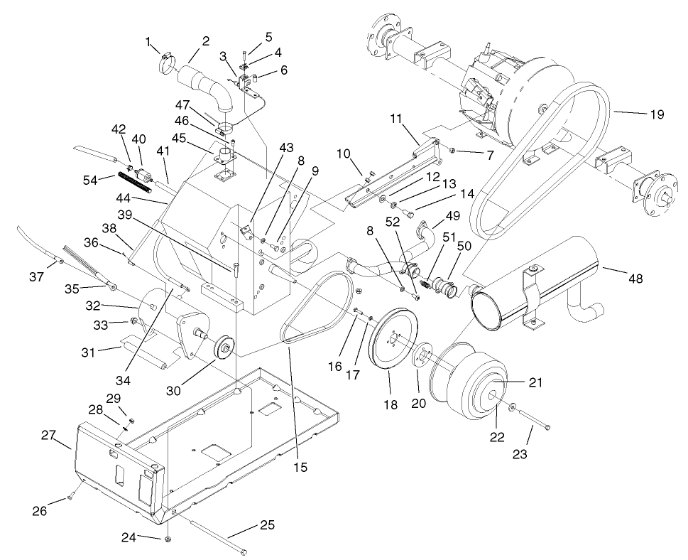 Engine and Clutch Assembly