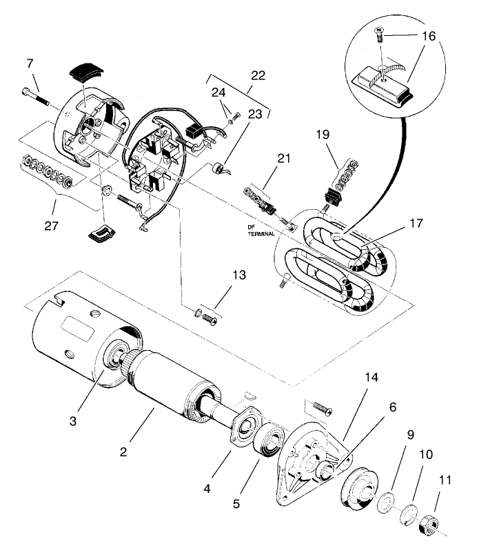 Starter Generator Assembly No. 99-7108