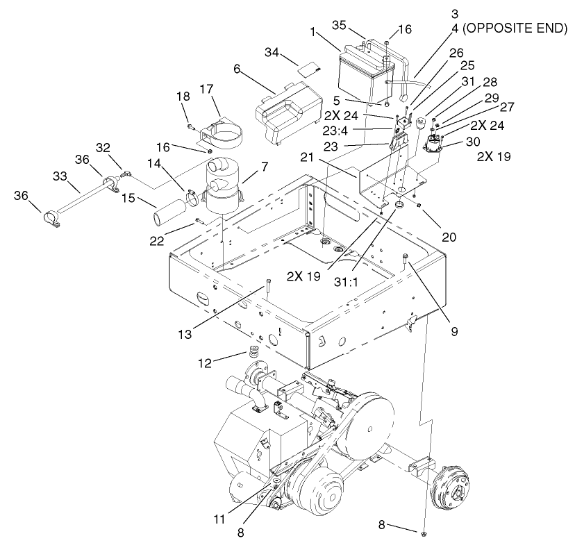 Drivetrain Mount Assembly