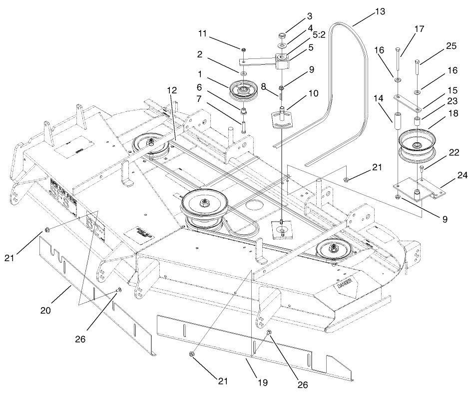 Belt and Idler Arm Assembly