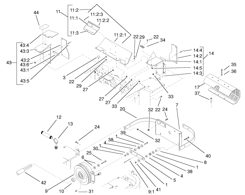 Shield and Clutch Assembly
