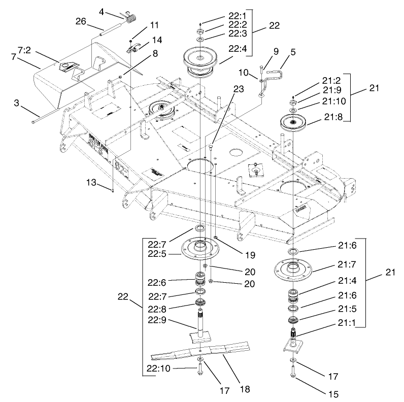 Spindle and Pulley Assembly
