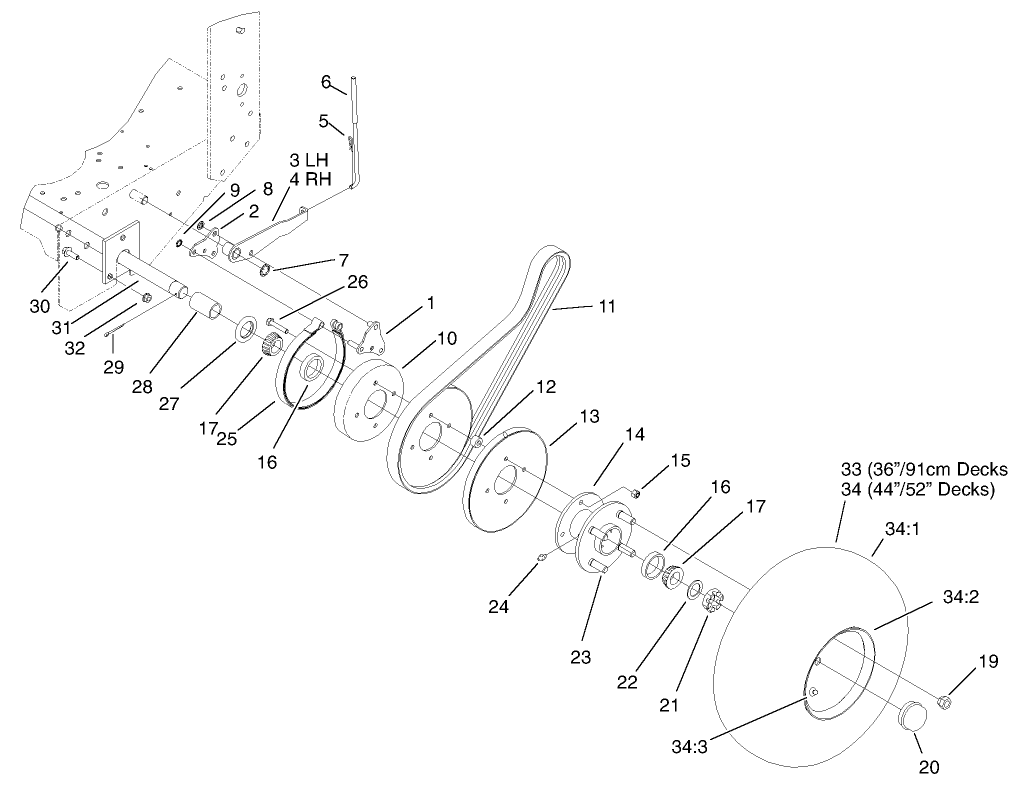 Wheel Drive and Brake System Assembly