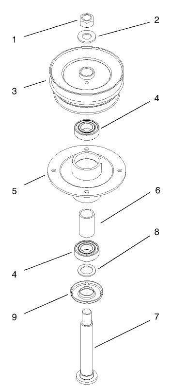 Spindle Housing Assembly No. 104-6314