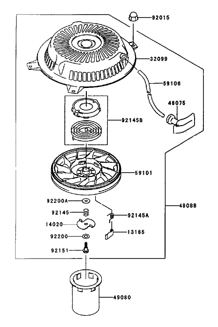 Starter Kawasaki FH500V-AS25