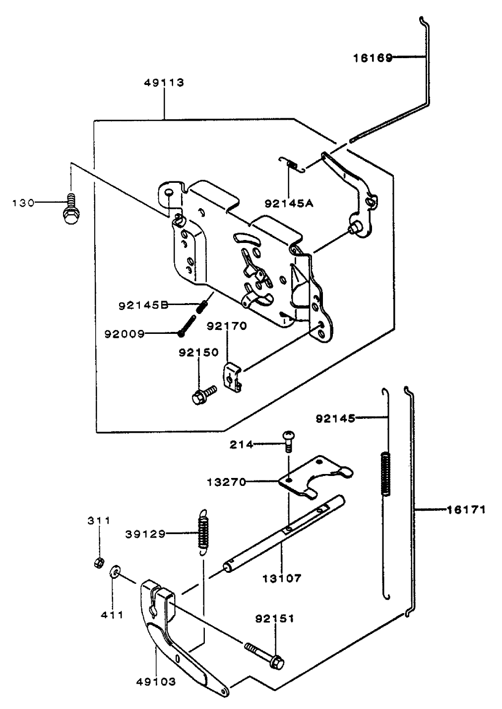 Control Equipment Assembly (Continued) Kawasaki FH500V-AS25