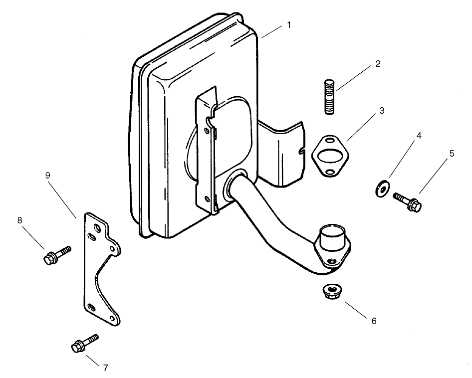 Exhaust Assembly Kohler CV 490-27503