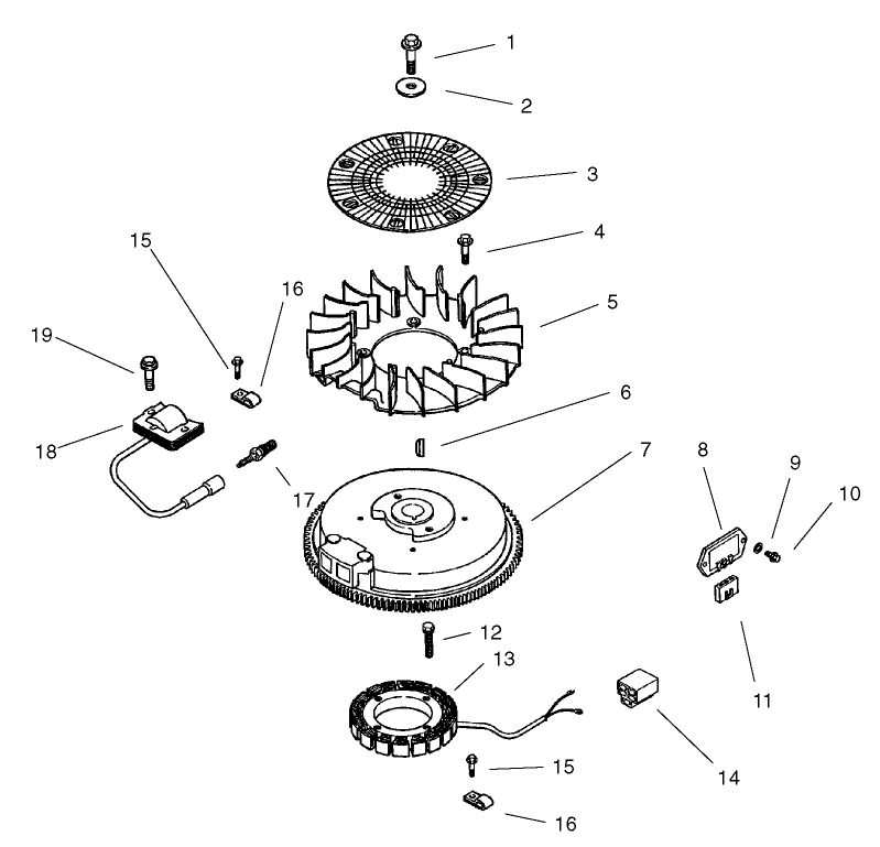Ignition / Electrical Assembly Kohler CV 490-27503