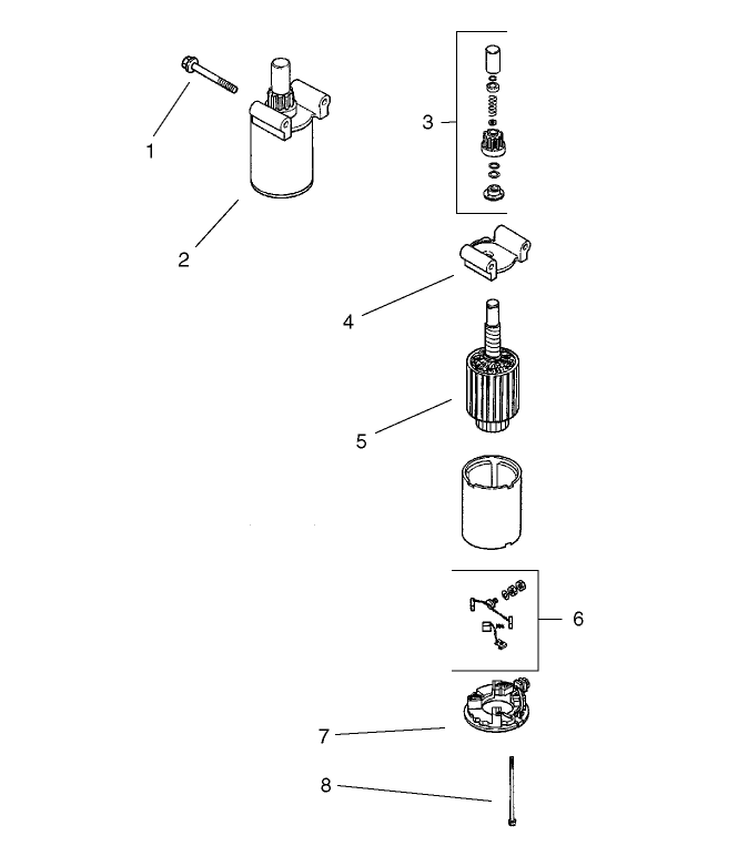 Starting System Assembly Kohler CV 490-27503