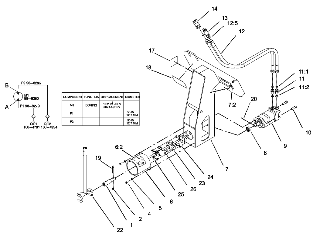 Bore Drive Head Assembly