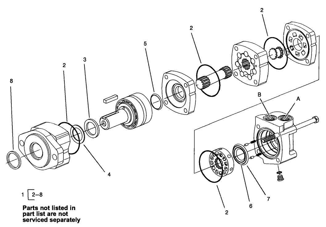 Hydraulic Motor Assembly No. 98-8280