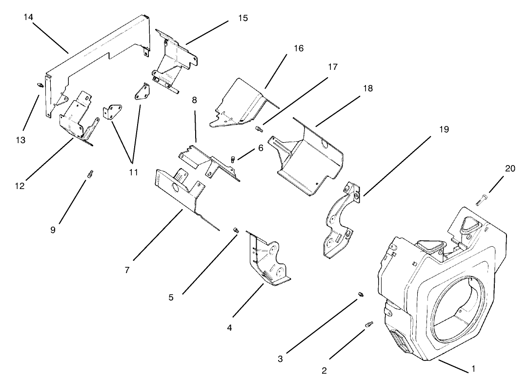 Baffles and Shroud (CH20QS PS64556 Kohler)