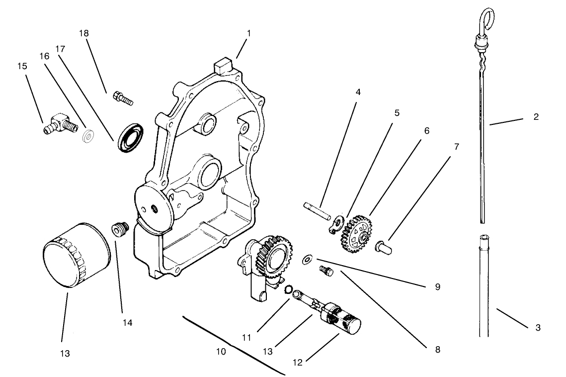 Oil Pan/Lubrication (CH20QS PS64556 Kohler)