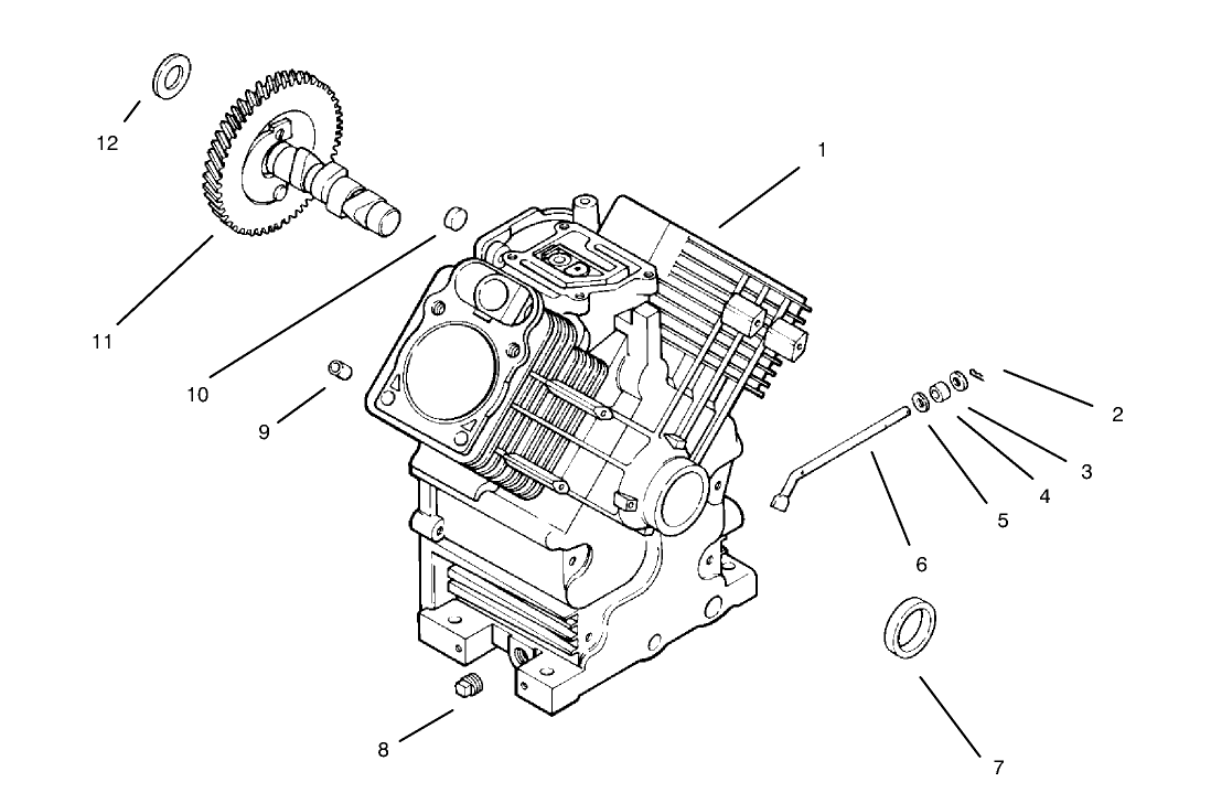 Crankcase (CH20QS PS64556 Kohler)
