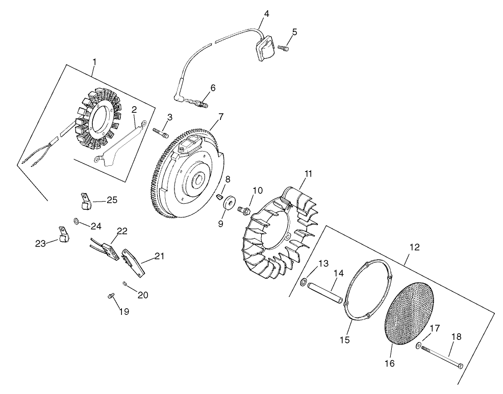 Ignition/Electrical Assembly Kohler Engine CH20QS-64678